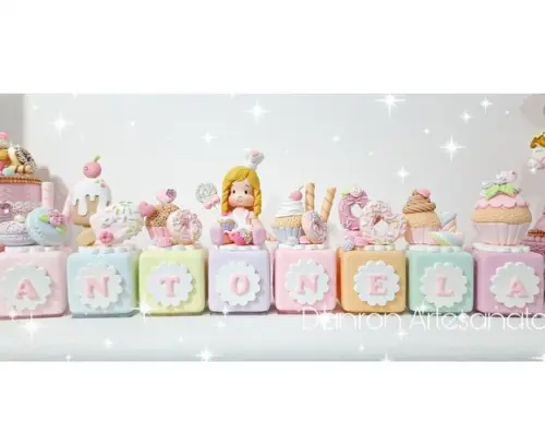Cubo Decorativo Confeitaria