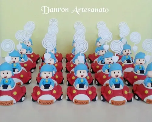 Lembrança Pocoyo de Biscuit