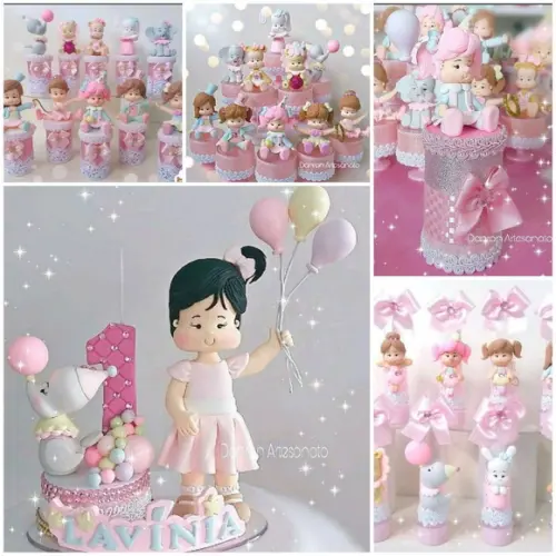 Lembrancinha Circo Rosa