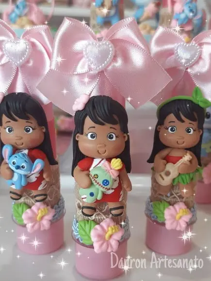 Lembrancinha Lilo (tubete)
