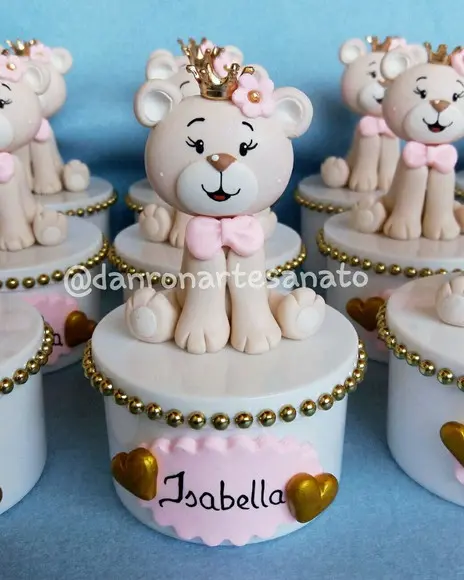 Lembrancinha Ursa Princesa