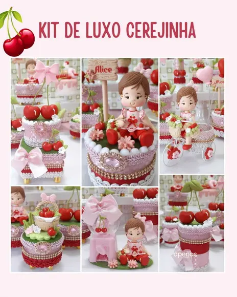 Personalizados de Luxo Cerejinha/ Kit Cerejinha