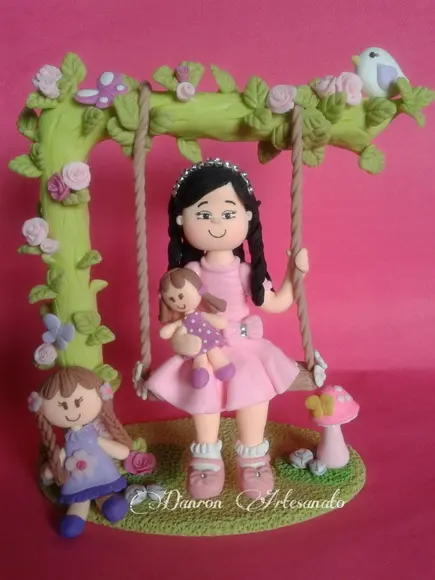 Topo de Bolo Casa de Boneca