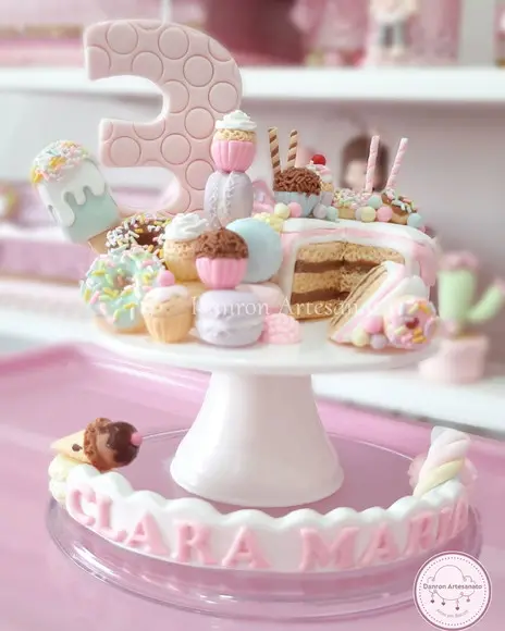 Topo de Bolo Confeitaria