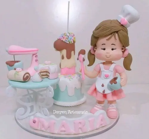 Topo de Bolo Confeitaria