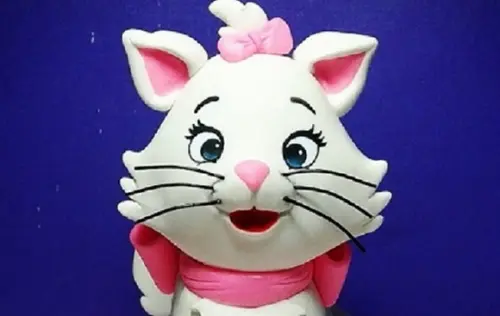 Topo de Bolo Gatinha Marie