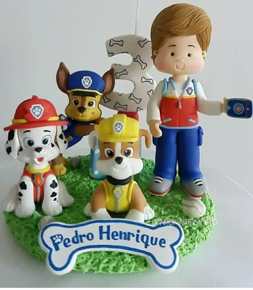 Topo de Bolo Patrulha Canina