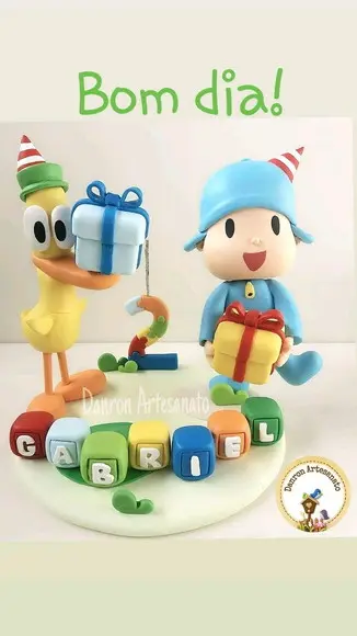 Topo de Bolo Pocoyo