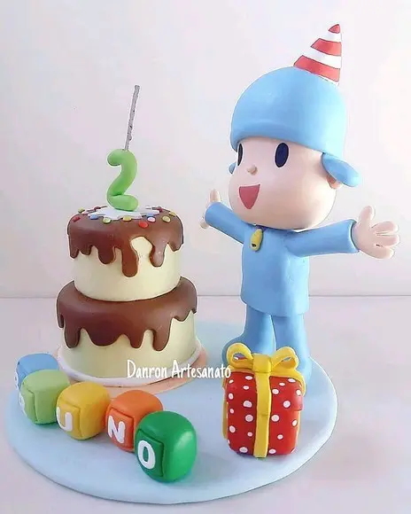 Topo de Bolo Pocoyo
