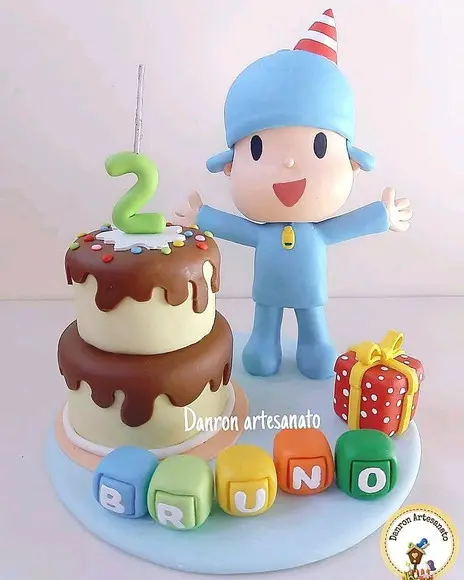 Topo de Bolo Pocoyo