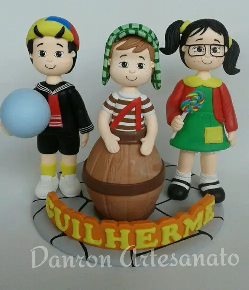Topo de Bolo Turma do Chaves