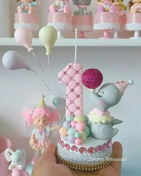 Vela Circo Rosa