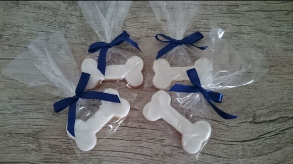 Biscoito Decorado - Ossinho Cachorrinho