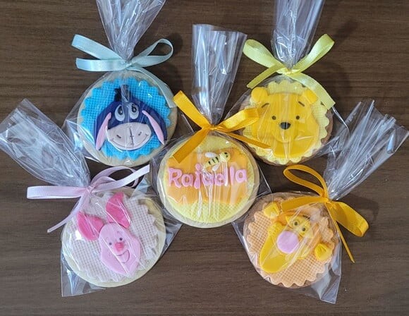 Biscoito Decorado - Ursinho Pooh