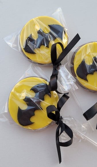 Pirulito de Chocolate - Batman Heróis