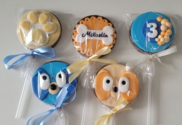 Pirulito de Chocolate - Bluey And Bingo