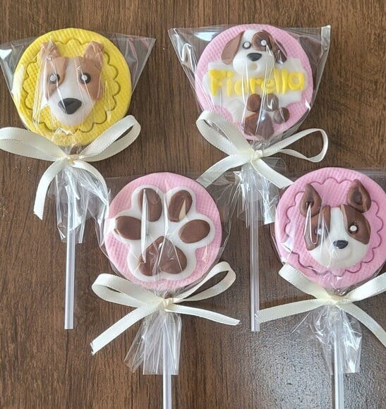 Pirulito de Chocolate - Cachorrinho