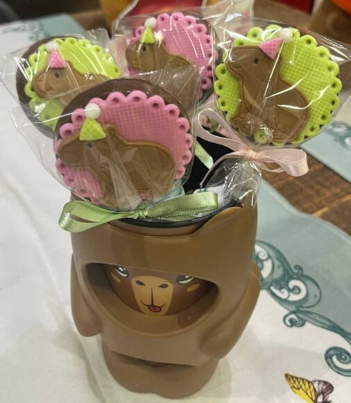 Pirulito de Chocolate - Capivara