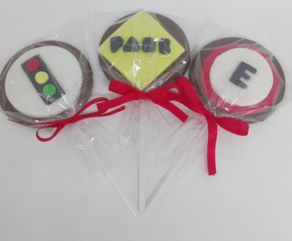 Pirulito de Chocolate - Carros