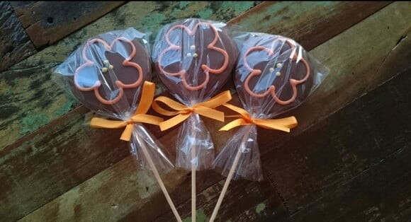 Pirulito de Chocolate - Flor