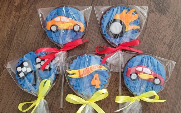 Pirulito de Chocolate - Hot Wheels