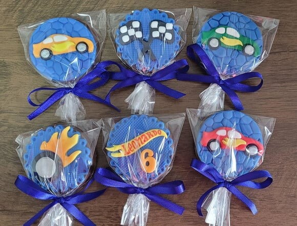Pirulito de Chocolate - Hot Wheels