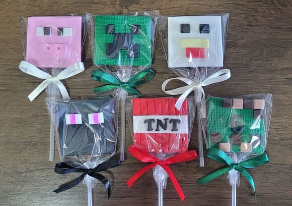 Pirulito de Chocolate - Minecraft