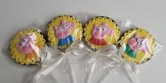 Pirulito de Chocolate - Porquinha Pig