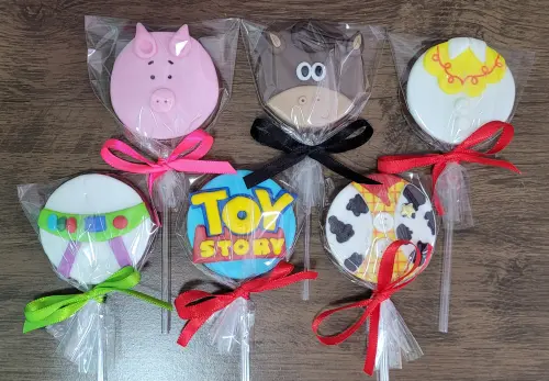 Pirulito de Chocolate Decorado Toy Story