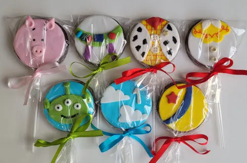 Pirulito de Chocolate Decorado Toy Story