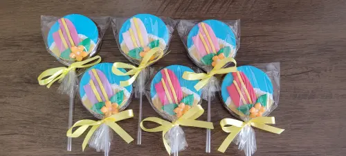 Pirulito de Chocolate Decorado Toy Story