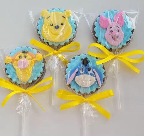 Pirulito de Chocolate Decorado Pooh