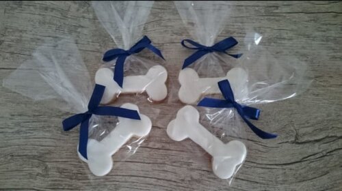 Biscoito Decorado - Ossinho Cachorrinho