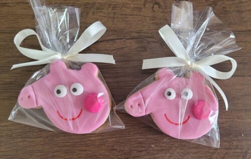 Biscoito Decorado - Porquinha Pig