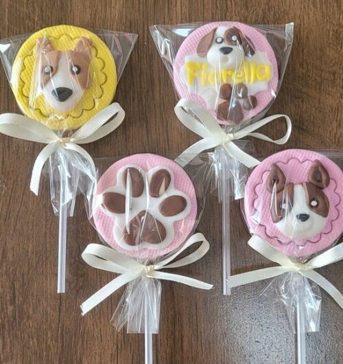 Pirulito de Chocolate - Cachorrinho