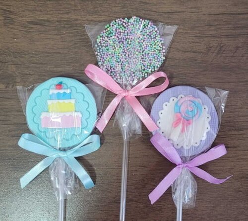 Pirulito de Chocolate - Confeitaria