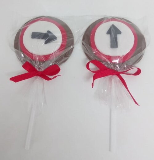 Pirulito de Chocolate - Carros