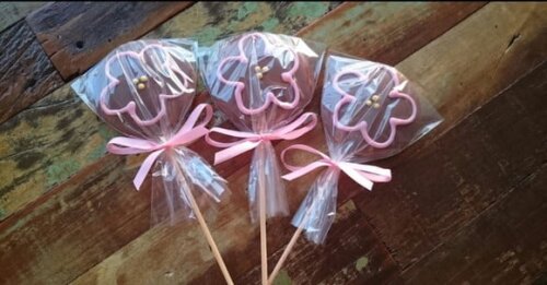 Pirulito de Chocolate - Flor