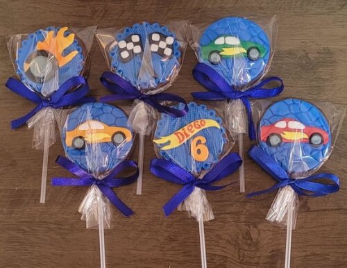 Pirulito de Chocolate - Hot Wheels