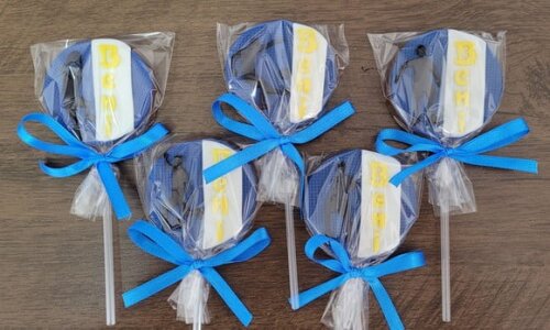 Pirulito de Chocolate - Futebol
