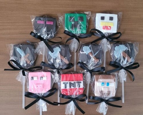 Pirulito de Chocolate - Minecraft