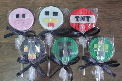 Pirulito de Chocolate - Minecraft
