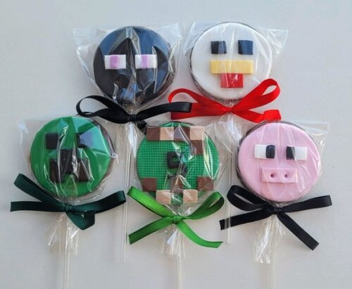Pirulito de Chocolate - Minecraft