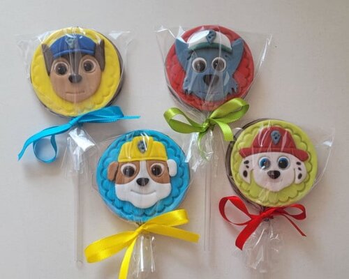 Pirulito de Chocolate - Patrulha Canina