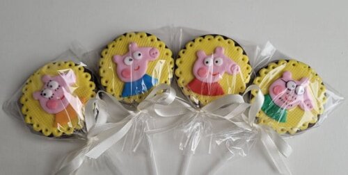 Pirulito de Chocolate - Porquinha Pig