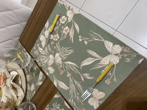 Kit mesa posta completo para 6 lugares