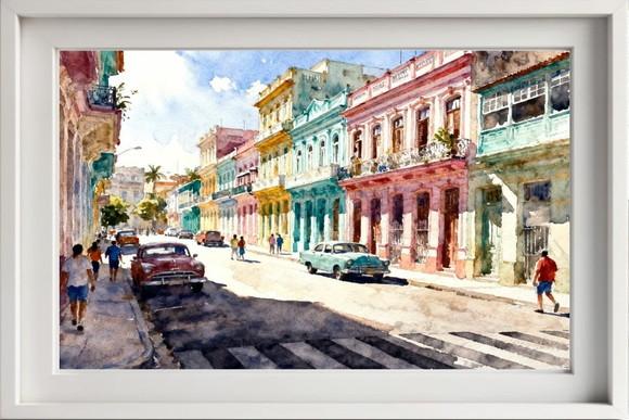 Kit 2 Quadros Aquarela Olinda Pe - Frete Único 3-4