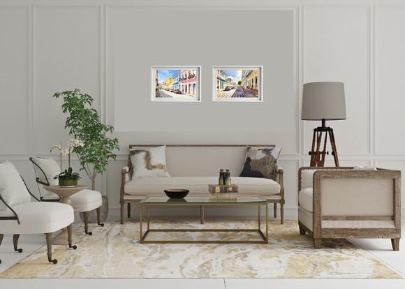 Quadro Paisagem de Olinda Pe Aquarela - Decoração Ol02