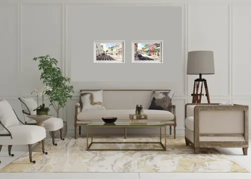 Quadro Paisagem de Olinda Pe Aquarela - Decoração Ol04