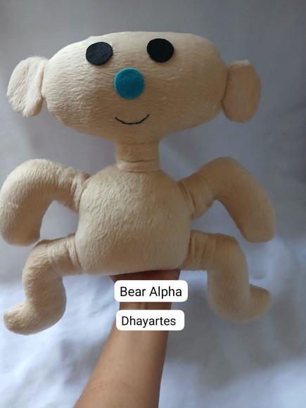 1 Bear Alpha Roblox em Feltro 32 cm